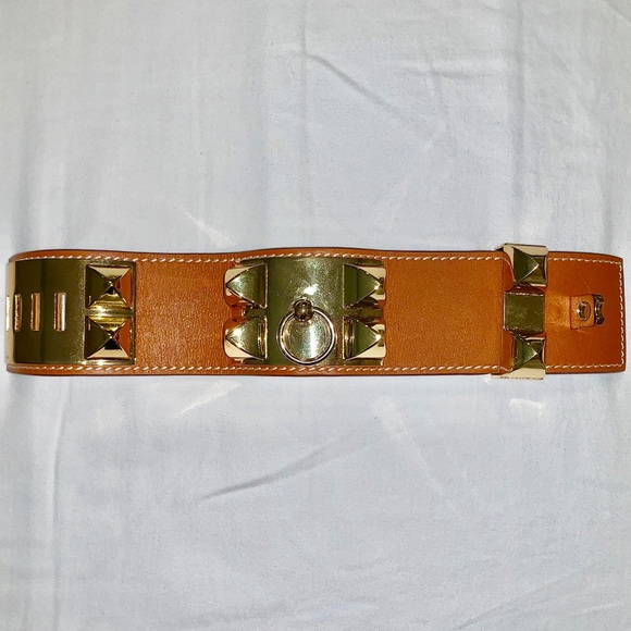 Hermes Collier de Chien bracelet studded Cuff Sm.